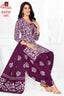 Ganpati Batik Print Cotton Readymade Salwar Suit and Patiala Pant with Dupatta - GB1507