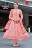 Ganpati Cotton Readymade Anarkali Salwar Suit with Straight Pant and Dupatta - GA1405