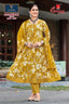 Ganpati Cotton Readymade Anarkali Salwar Suit with Straight Pant and Dupatta - GA1407