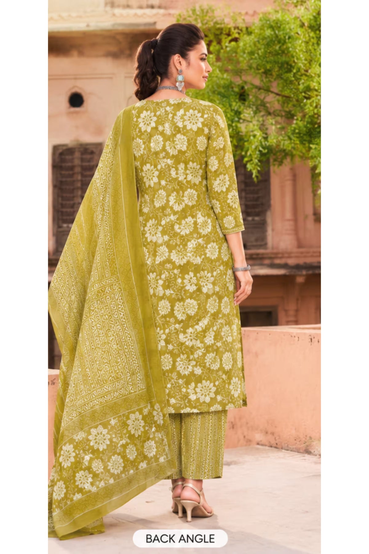 Ganpati Cotton Suit - Readymade Salwar Suit - Sofiya2003