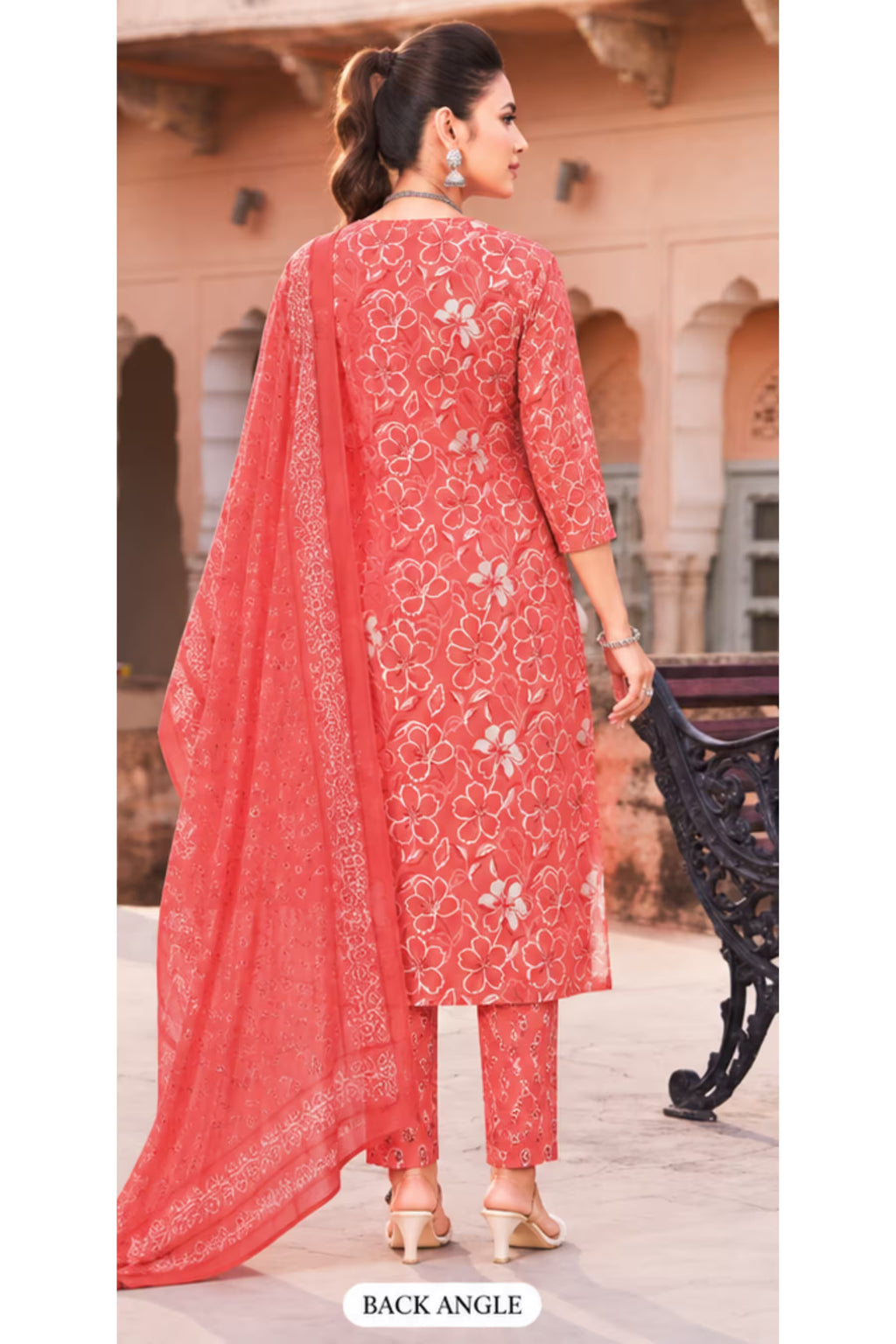 Ganpati Cotton Suit - Readymade Salwar Suit - Sofiya2004