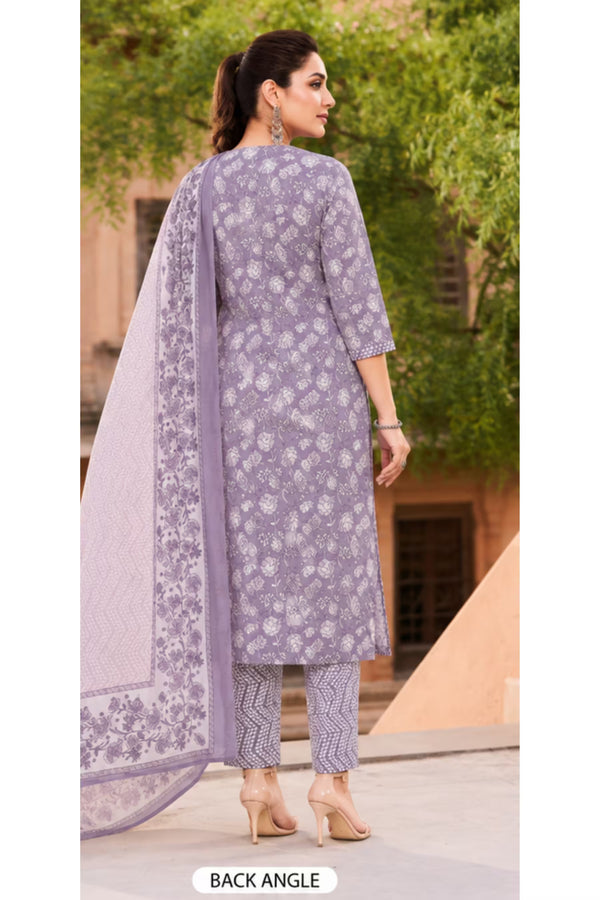 Ganpati Cotton Suit - Readymade Salwar Suit - Sofiya2008