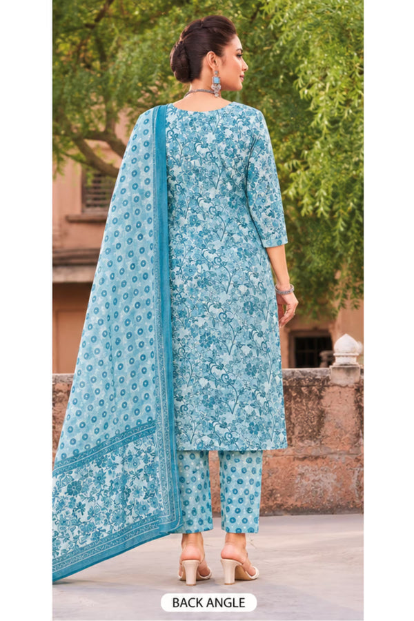 Ganpati Cotton Suit - Readymade Salwar Suit - Sofiya2009