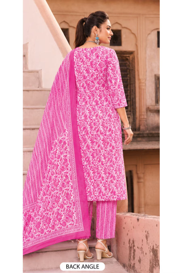 Ganpati Cotton Suit - Readymade Salwar Suit - Sofiya2010