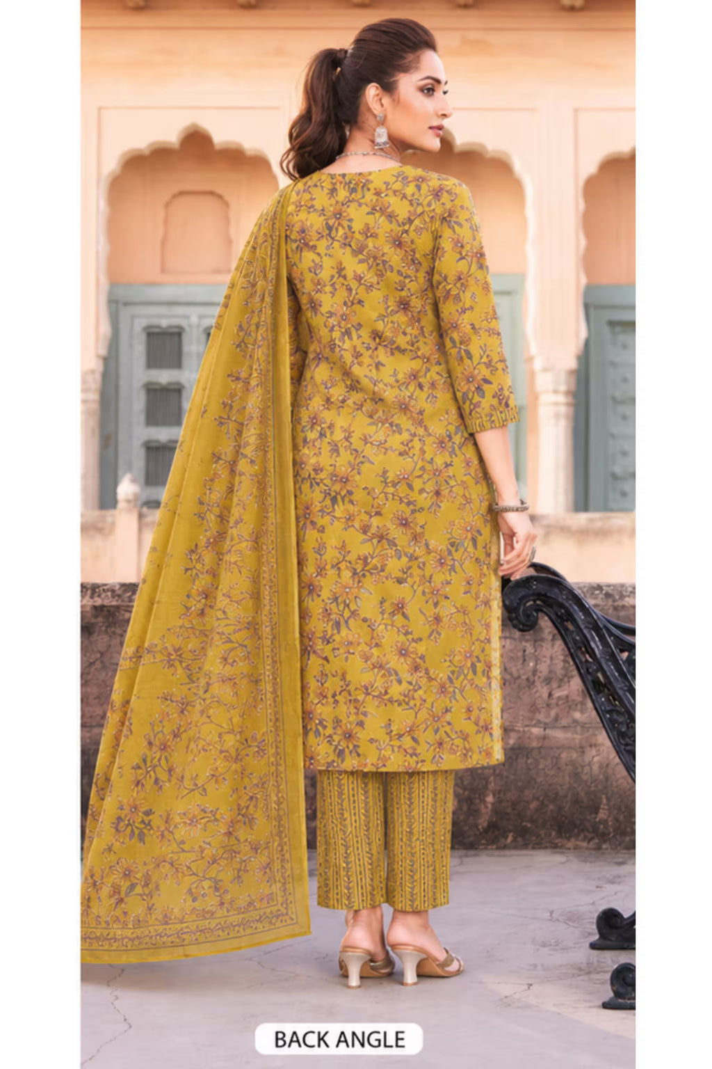 Ganpati Cotton Suit - Readymade Salwar Suit - Sofiya2011