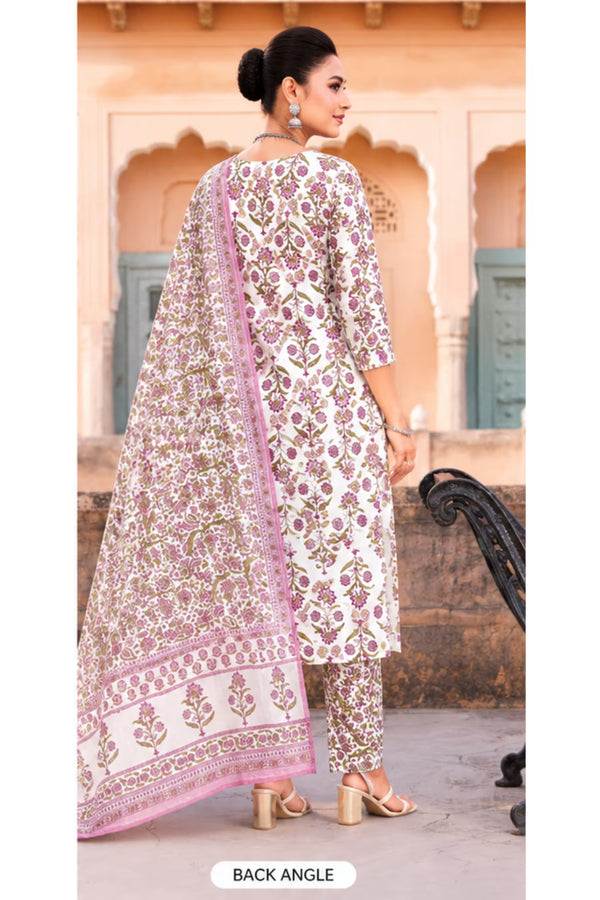 Ganpati Cotton Suit - Readymade Salwar Suit - Sofiya2012