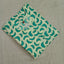 Green Half Moon Printed Kurti | Potli Button Detail