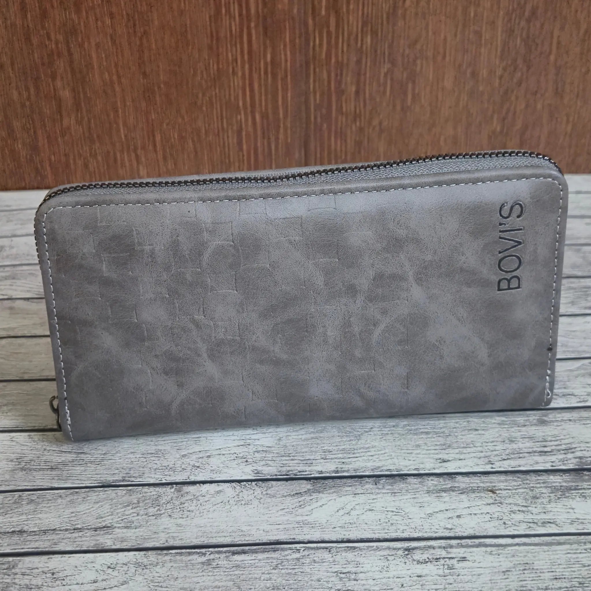 Grey Casual Wallet for Women