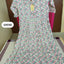 Grey Geometric Flared Kurti | Stylish Design