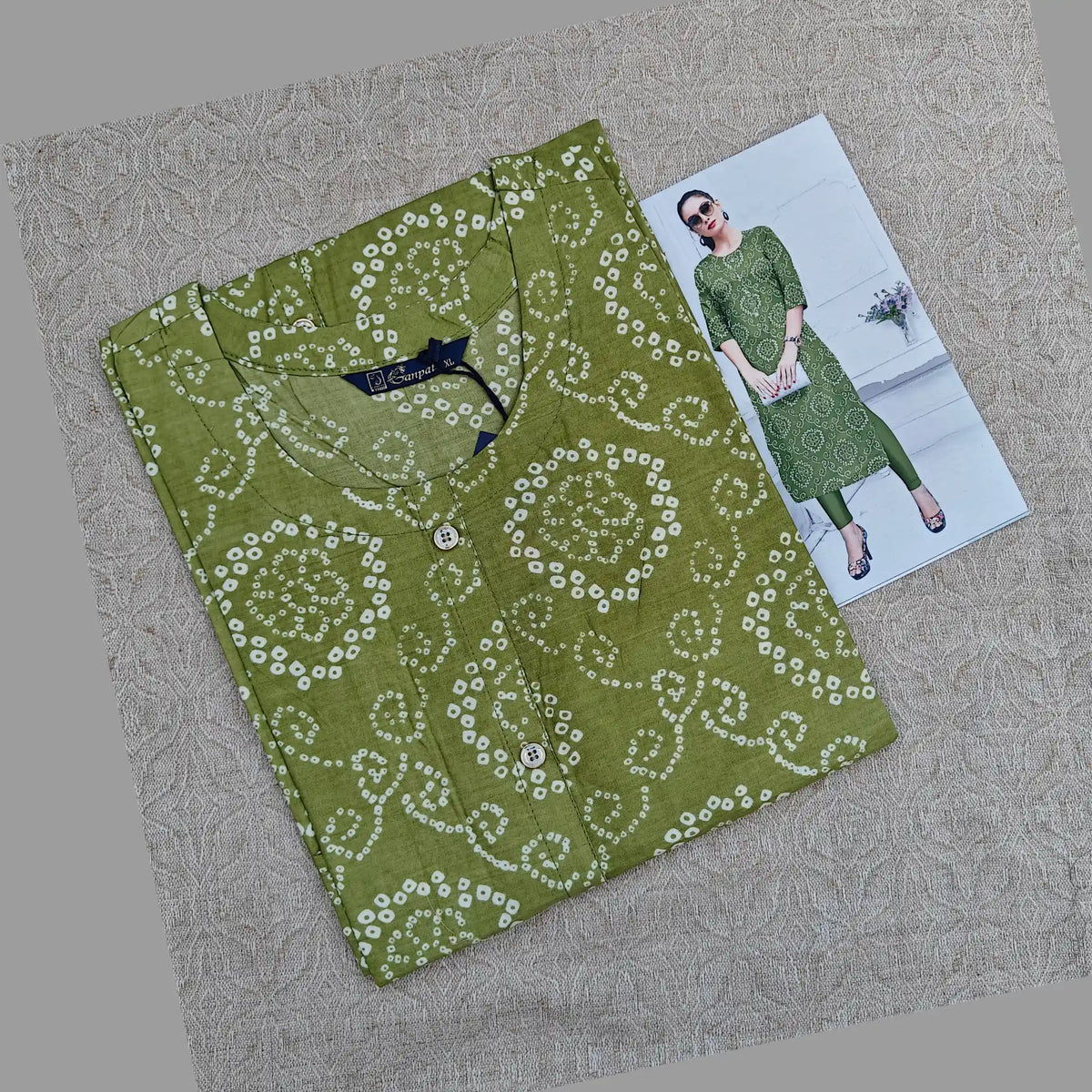 Jaipur Cotton Straight Cut Kurti  G118