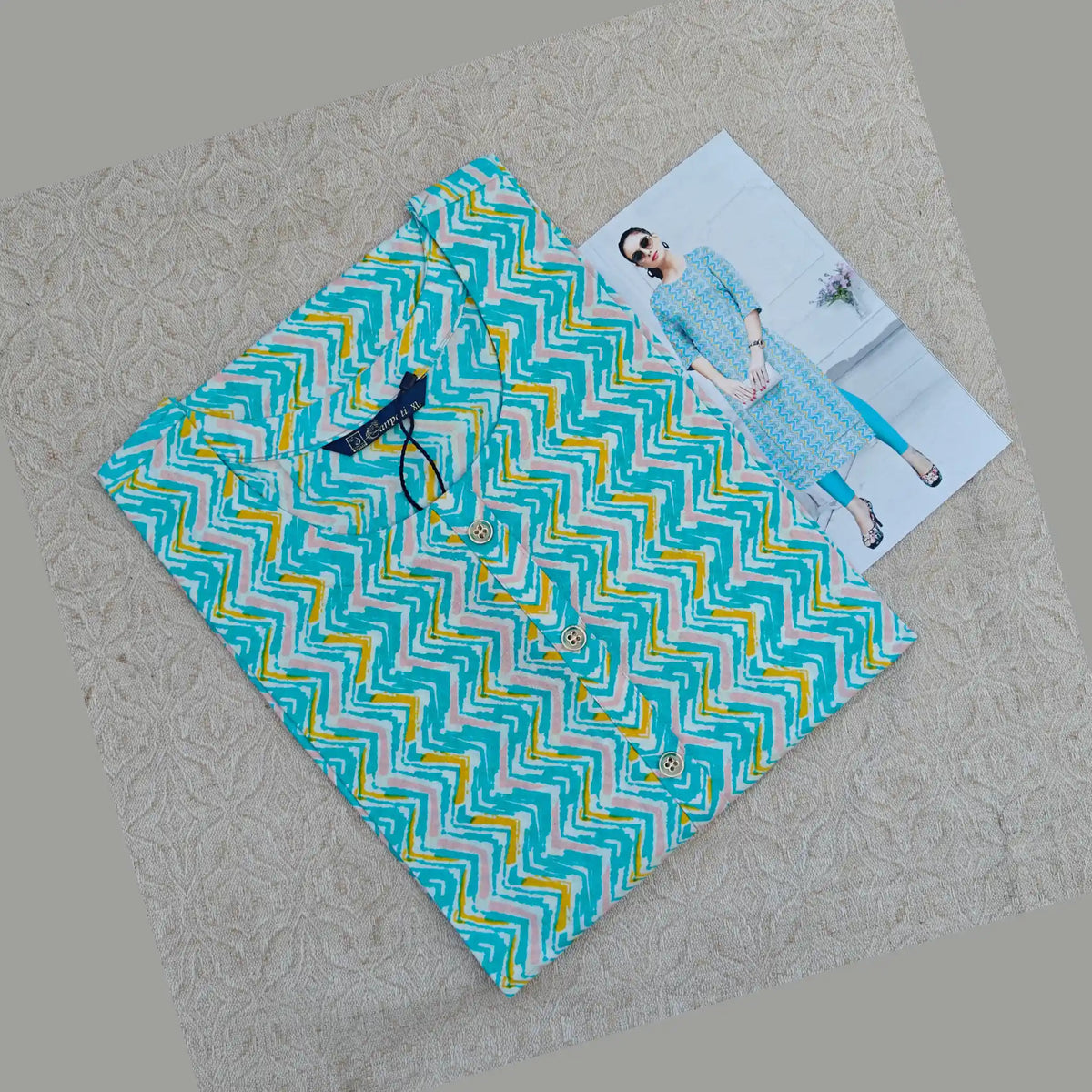 Jaipur Cotton Straight Cut Kurti  G170 Main image