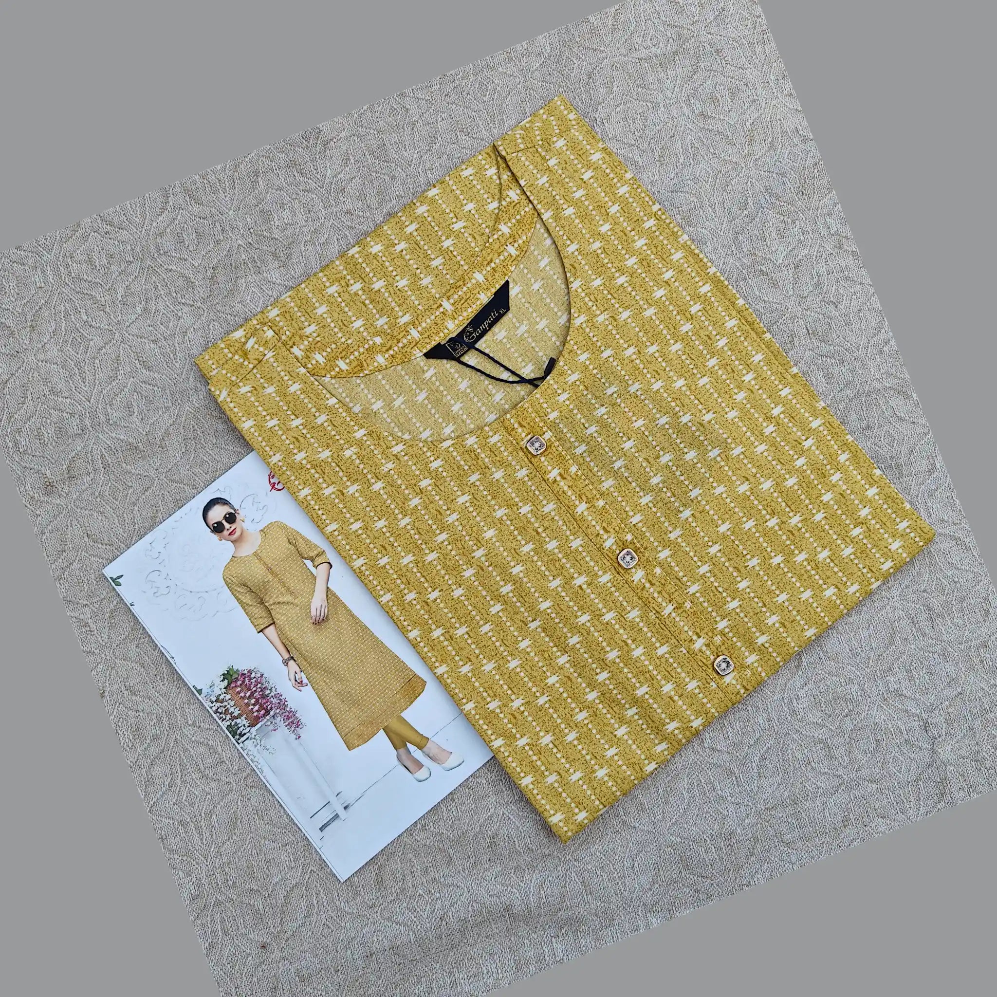 Jaipur Cotton Straight Cut Kurti  G188 Main image