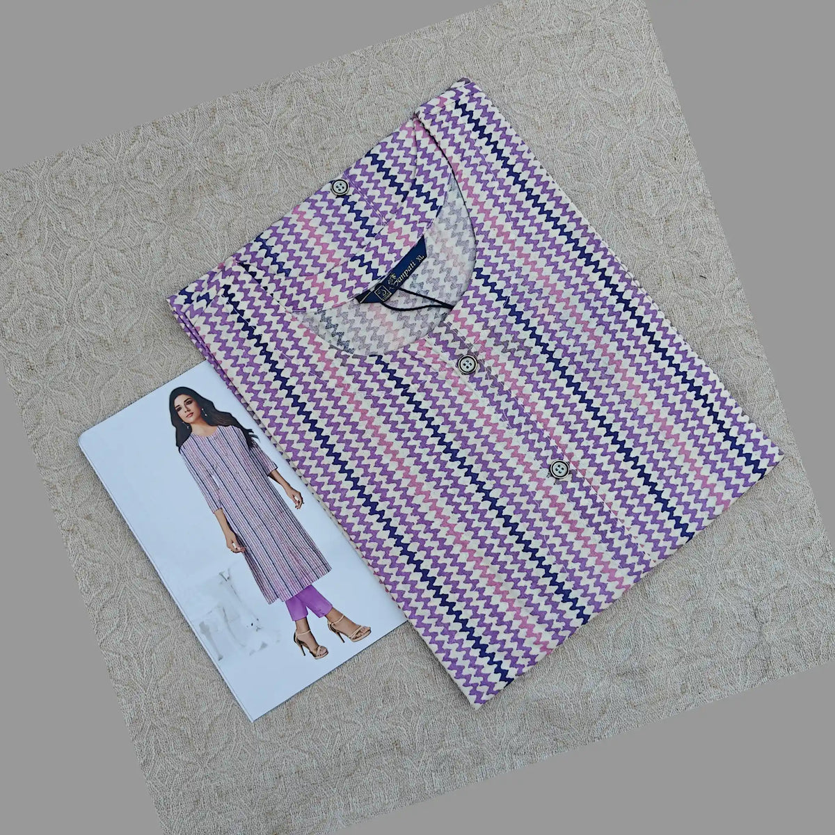 Jaipur Cotton Straight Cut Kurti  G193