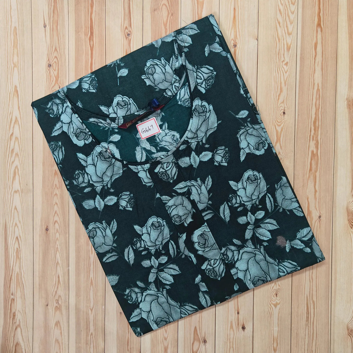 Jaipur Print Cotton Straight Cut Kurti G667