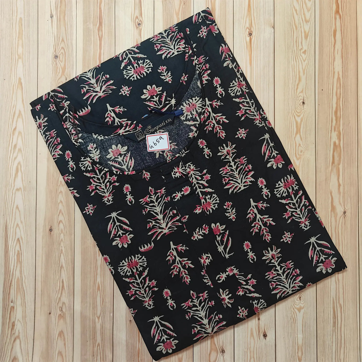 Jaipur Print Cotton Straight Cut Kurti G659