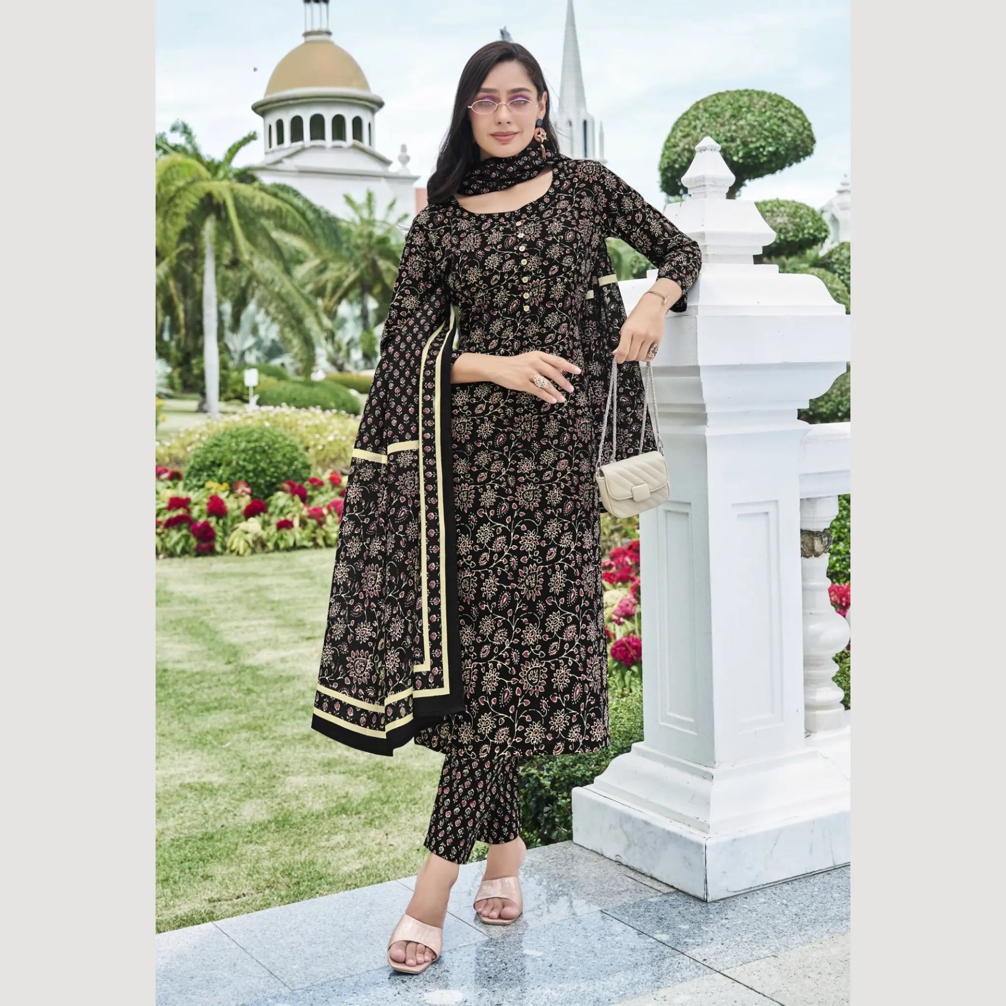 Ganpati Brand Jaipur Cotton Readymade Salwar Suit