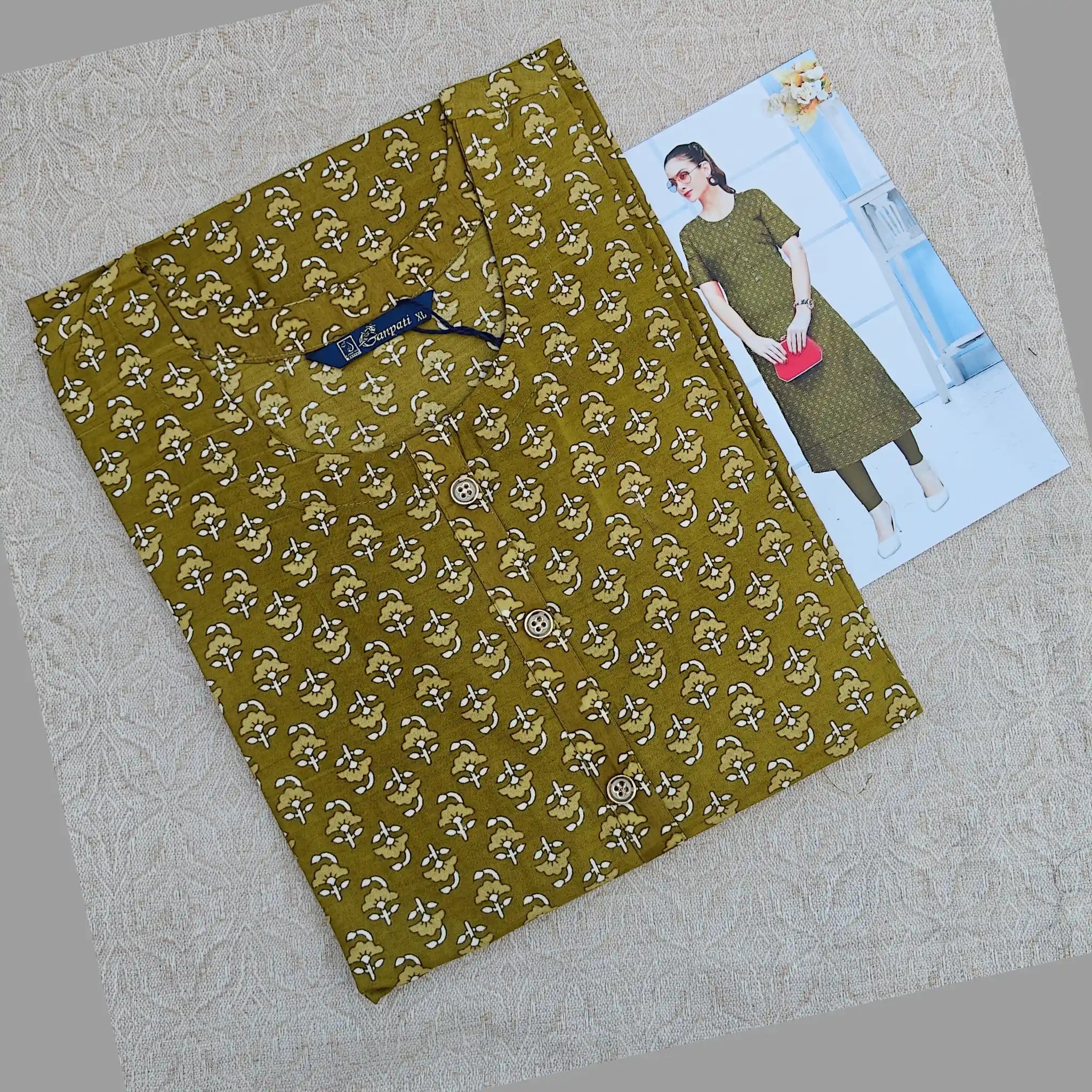 Jaipur Cotton Straight Cut Kurti  G123 Main image