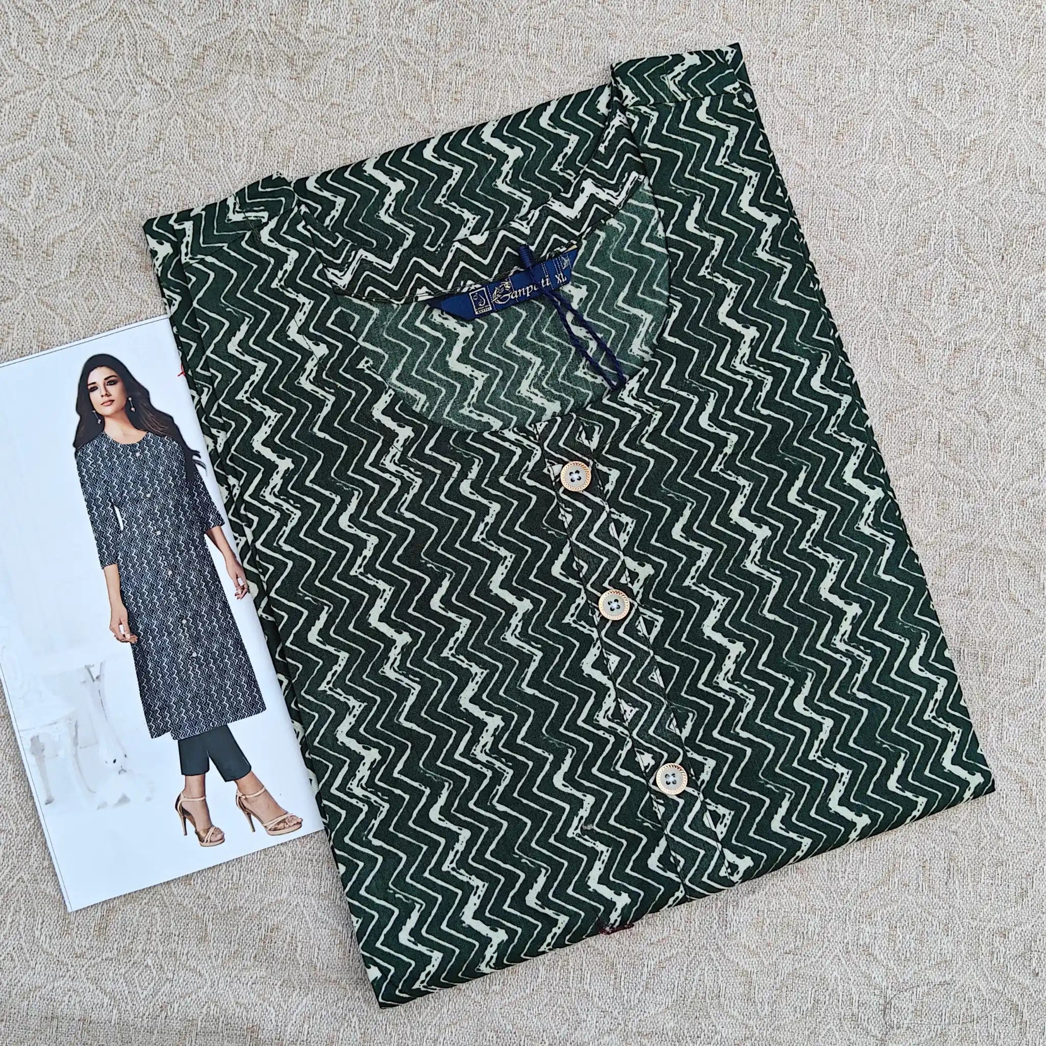 Jaipur Cotton Straight Cut Kurti  G196 Main image
