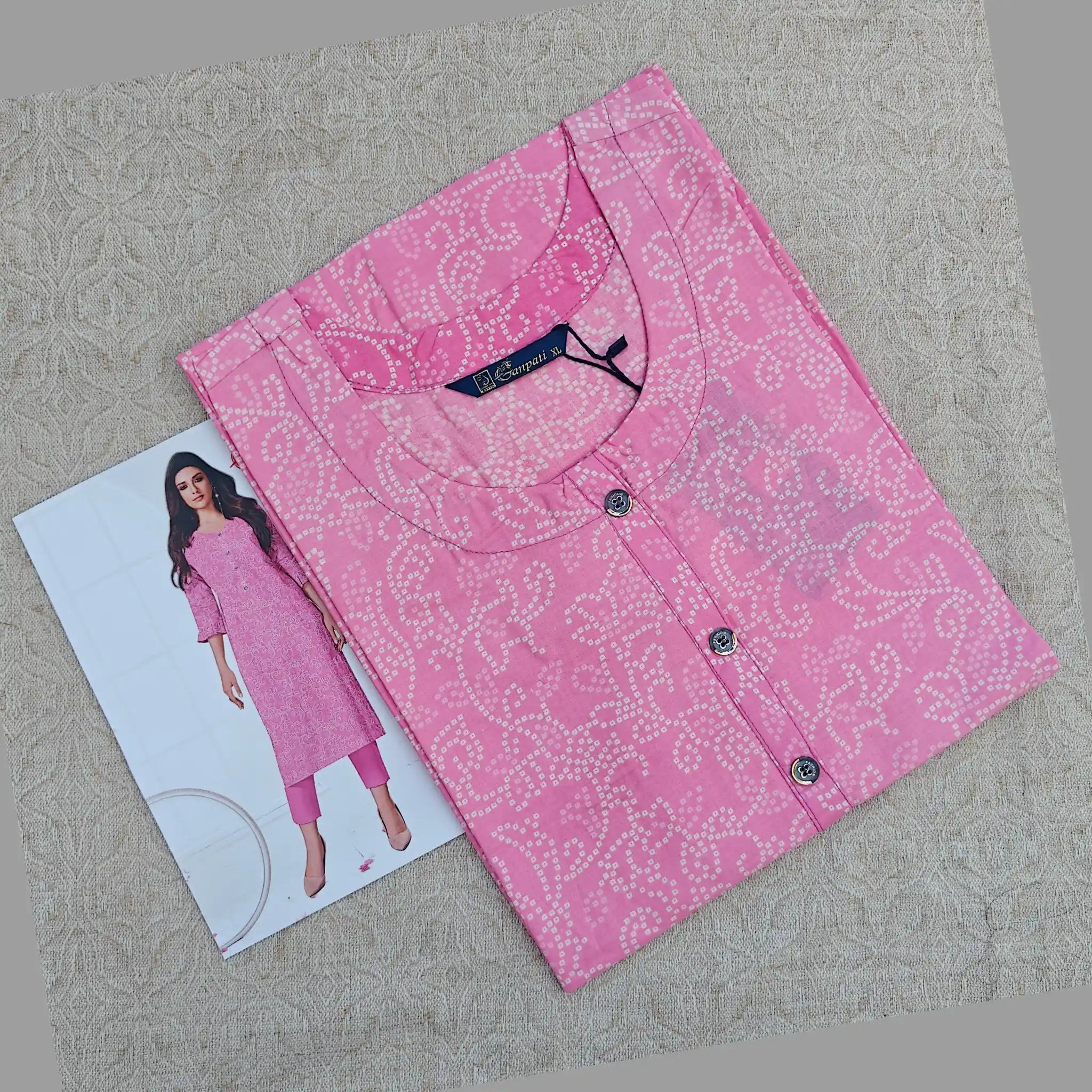Jaipur Cotton Straight Cut Kurti  G201 Main image