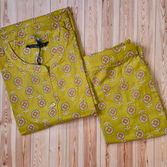 Jaipur Print Straight Cut Kurti with Straight Pant