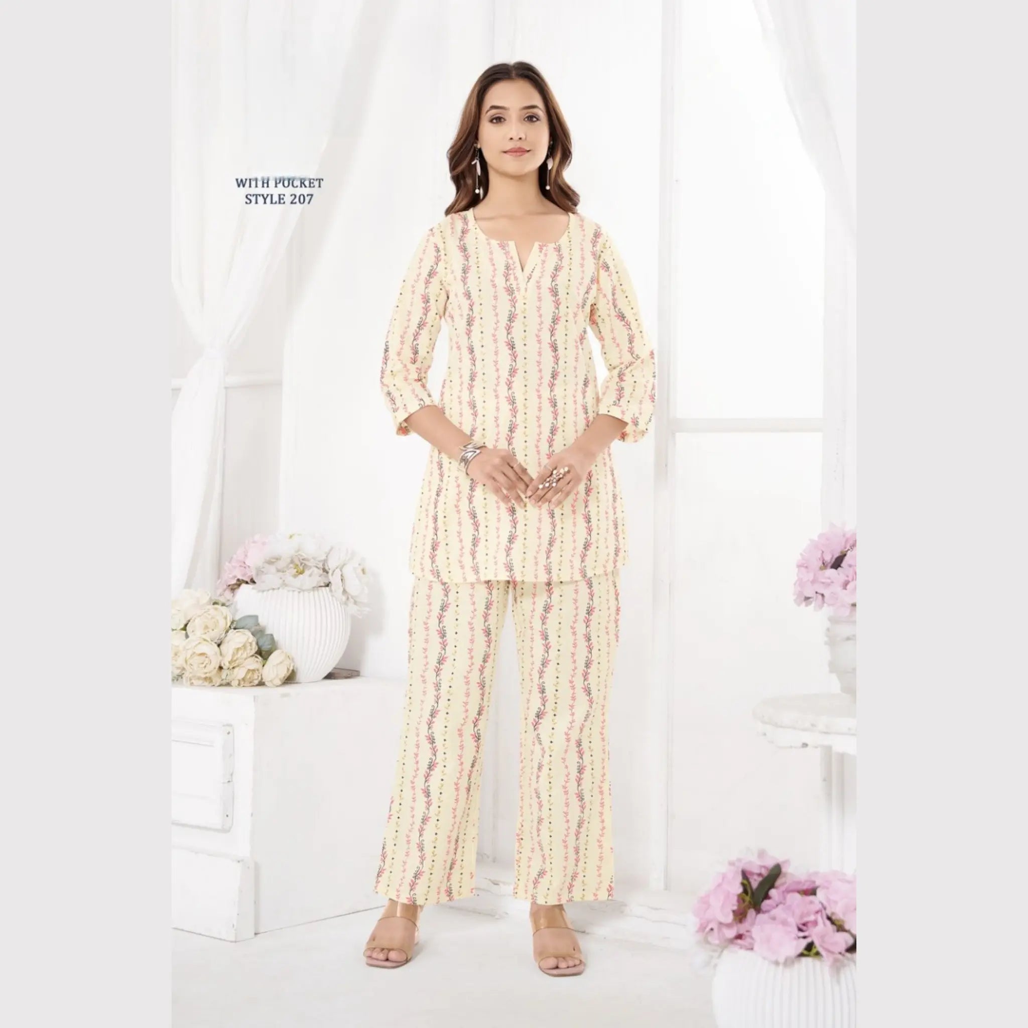 Jaipur Print Cotton Co Ord Set GS207