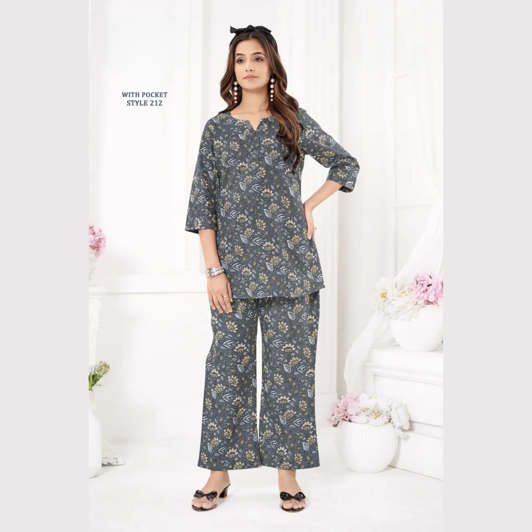 Jaipur Print Cotton Co Ord Set GS212