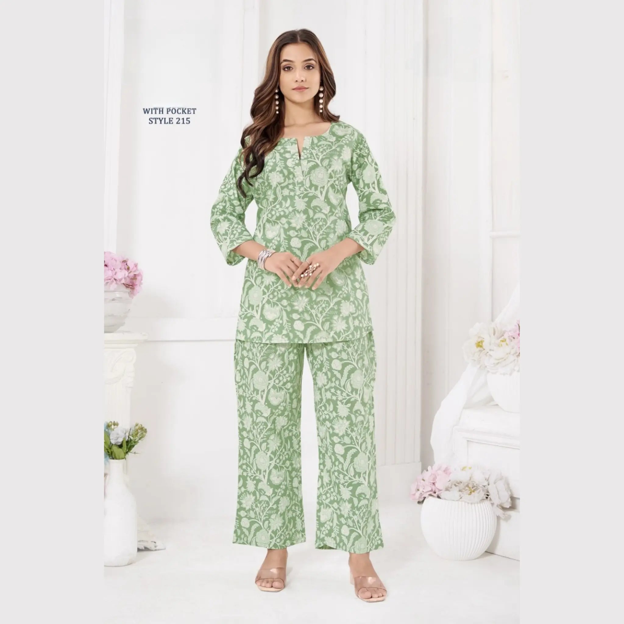 Jaipur Print Cotton Co Ord Set GS215