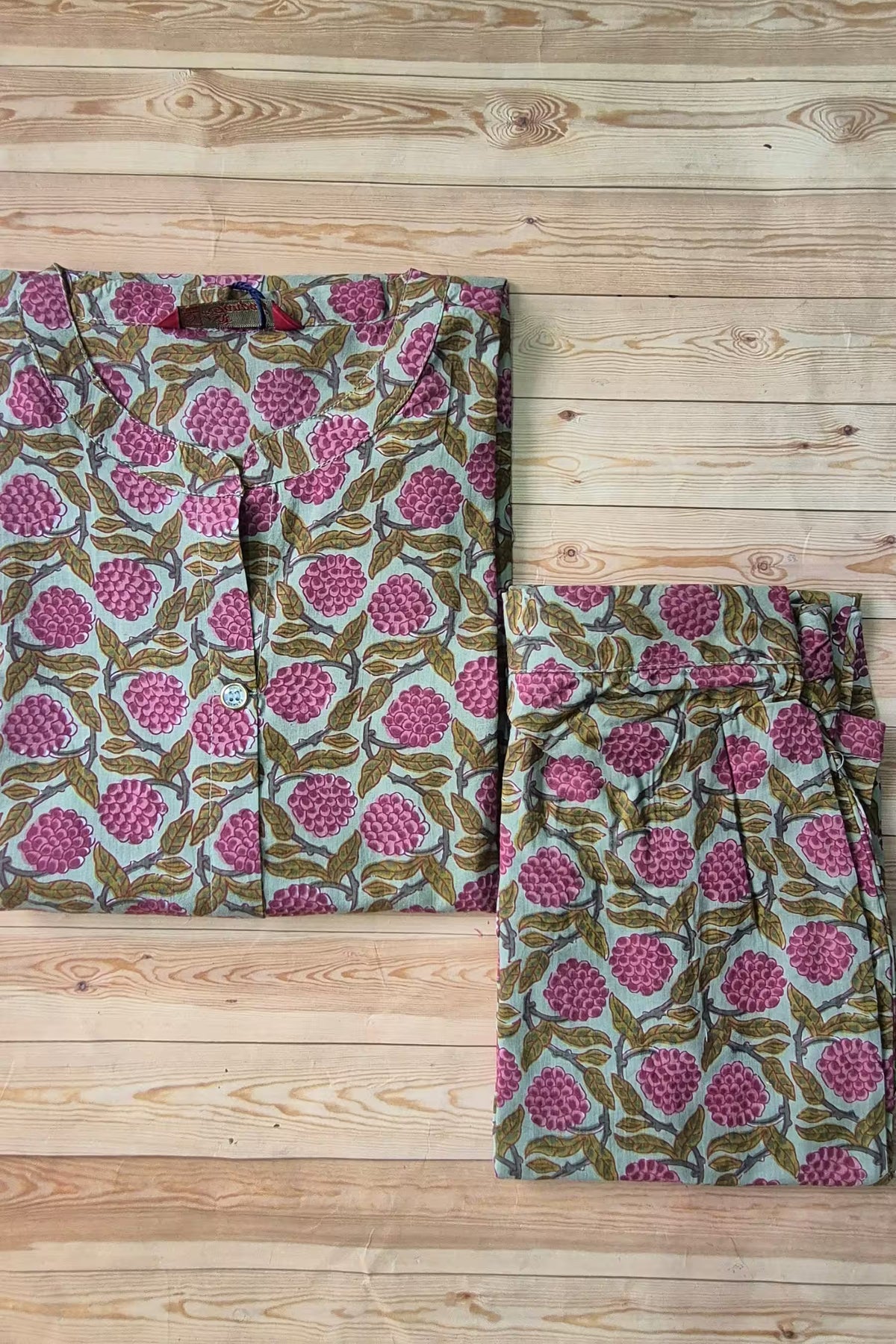 Jaipur Print Straight Cut Kurti with Straight Pant AL0017