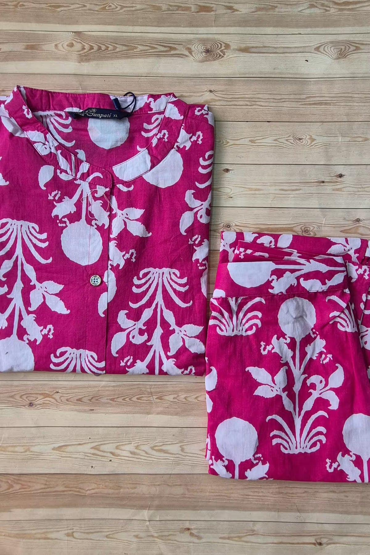 Jaipur Print Straight Cut Kurti with Straight Pant AL0035 Main image