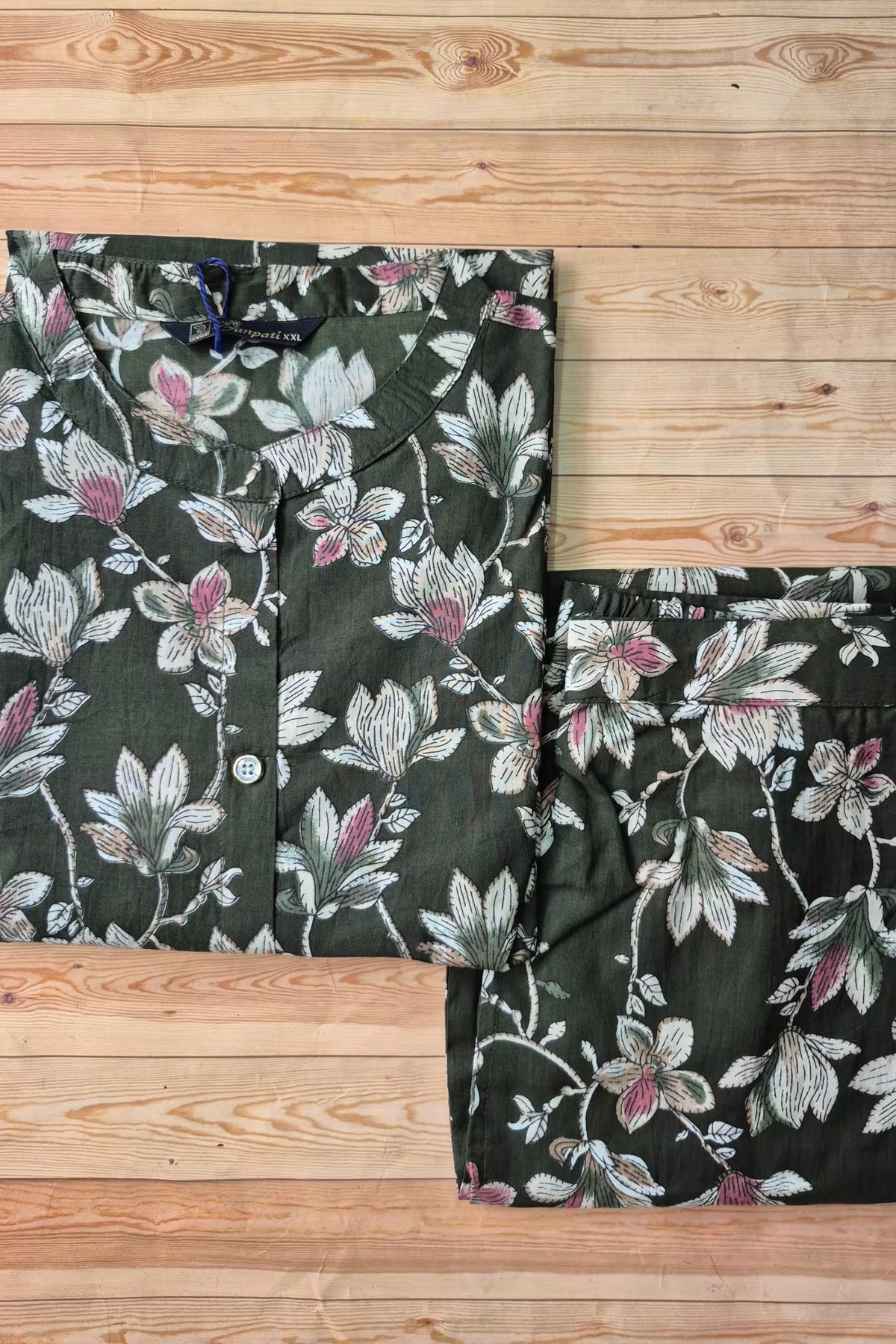 Jaipur Print Straight Cut Kurti with Straight Pant AL136A