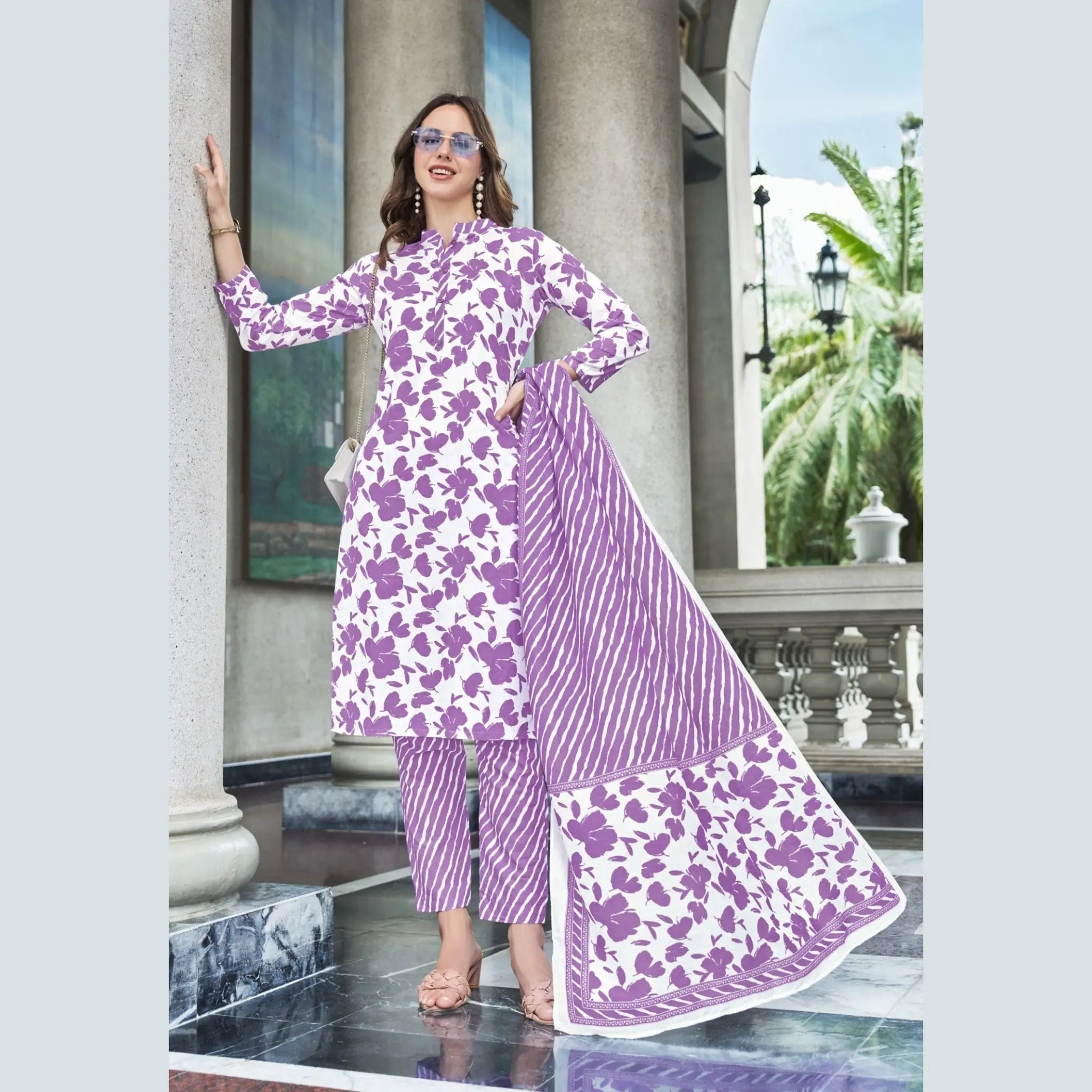 Ganpati Brand Jaipur Cotton Readymade Salwar Suit