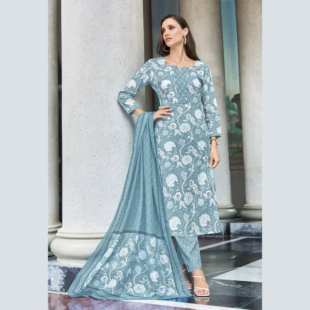 Ganpati Brand Jaipur Cotton Readymade Salwar Suit