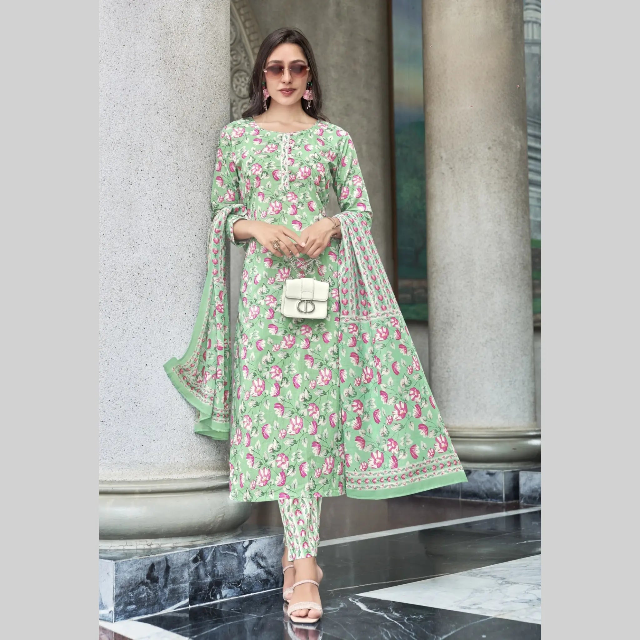 Ganpati Brand Jaipur Cotton Readymade Salwar Suit Main image