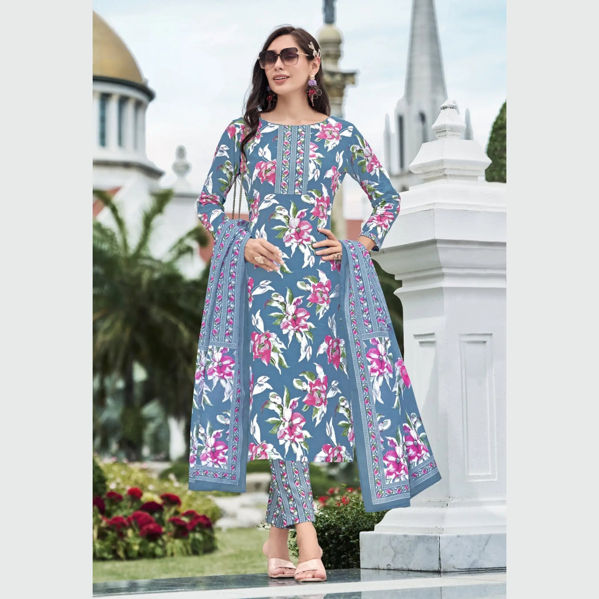 Ganpati Brand Jaipur Cotton Readymade Salwar Suit Main image