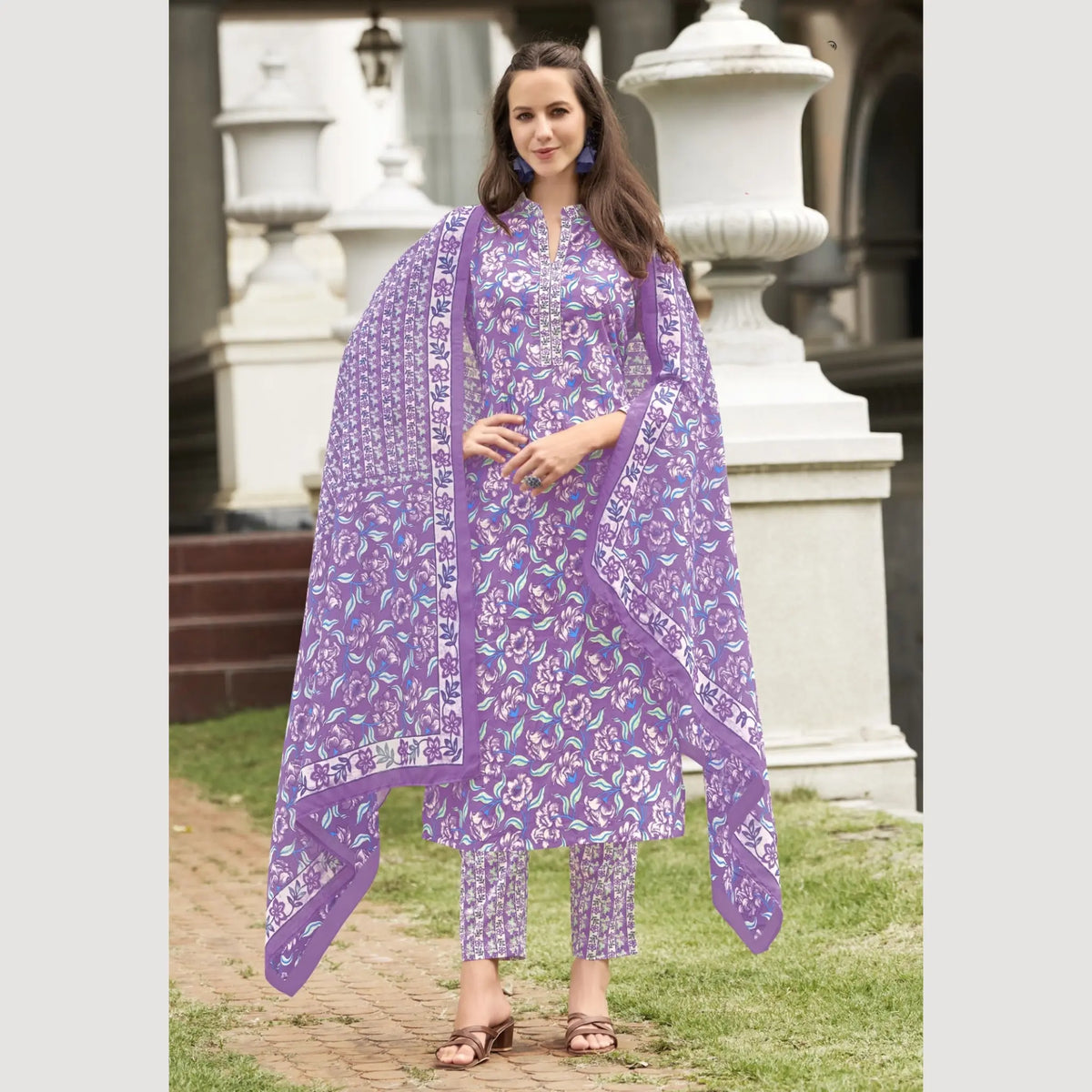 Ganpati Brand Jaipur Cotton Readymade Salwar Suit Main image