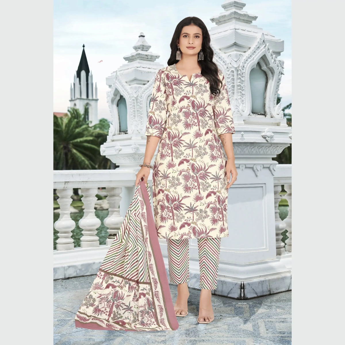 Ganpati Brand Jaipur Cotton Readymade Salwar Suit
