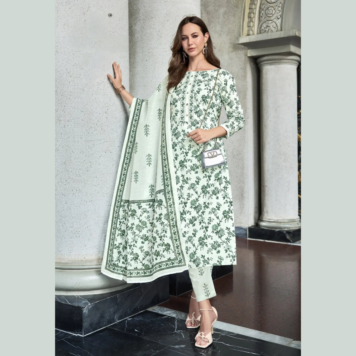 Ganpati Brand Jaipur Cotton Readymade Salwar Suit Main image
