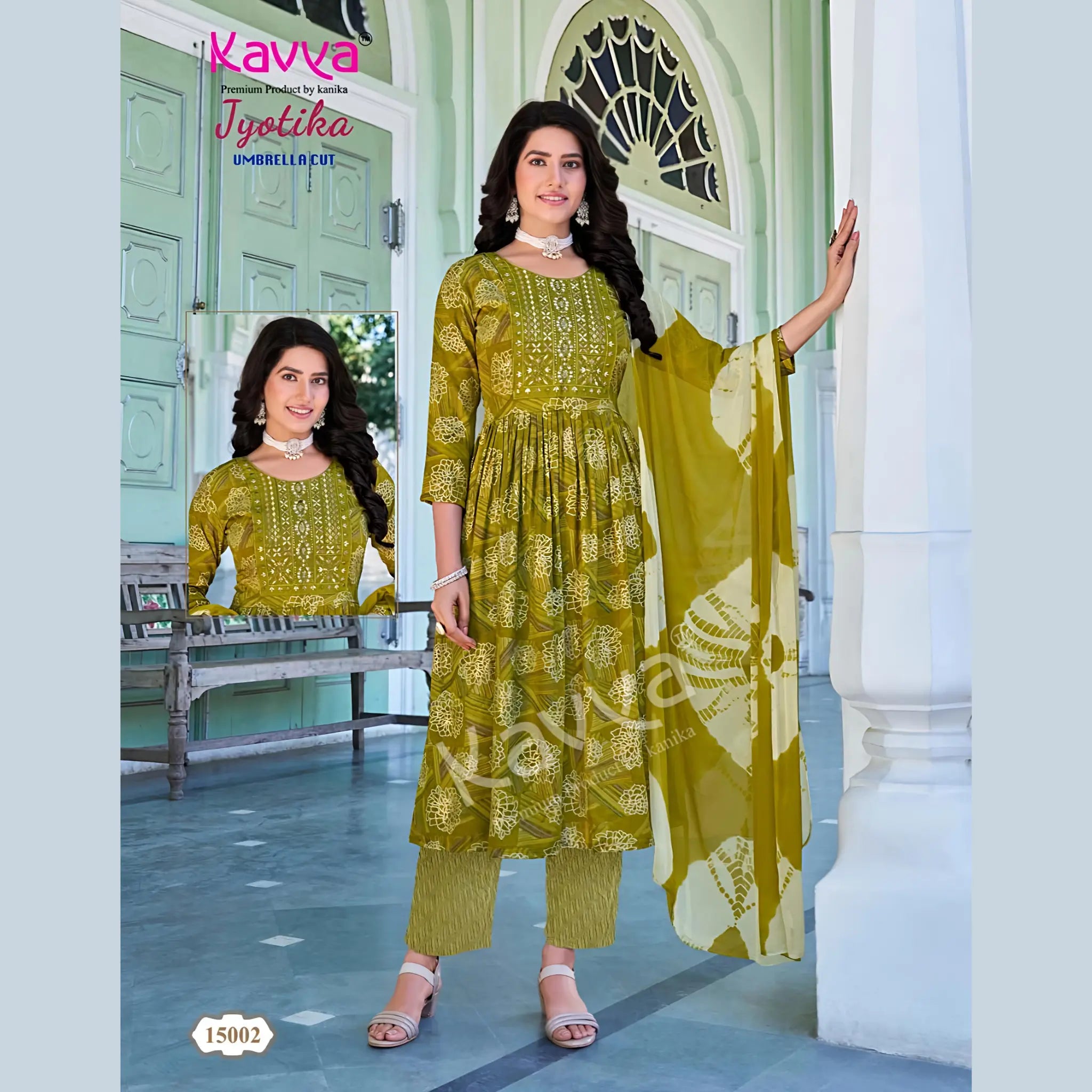 Kavya Brand - Jyotika Umbellar Cut Salwar Suit 15002 Main image