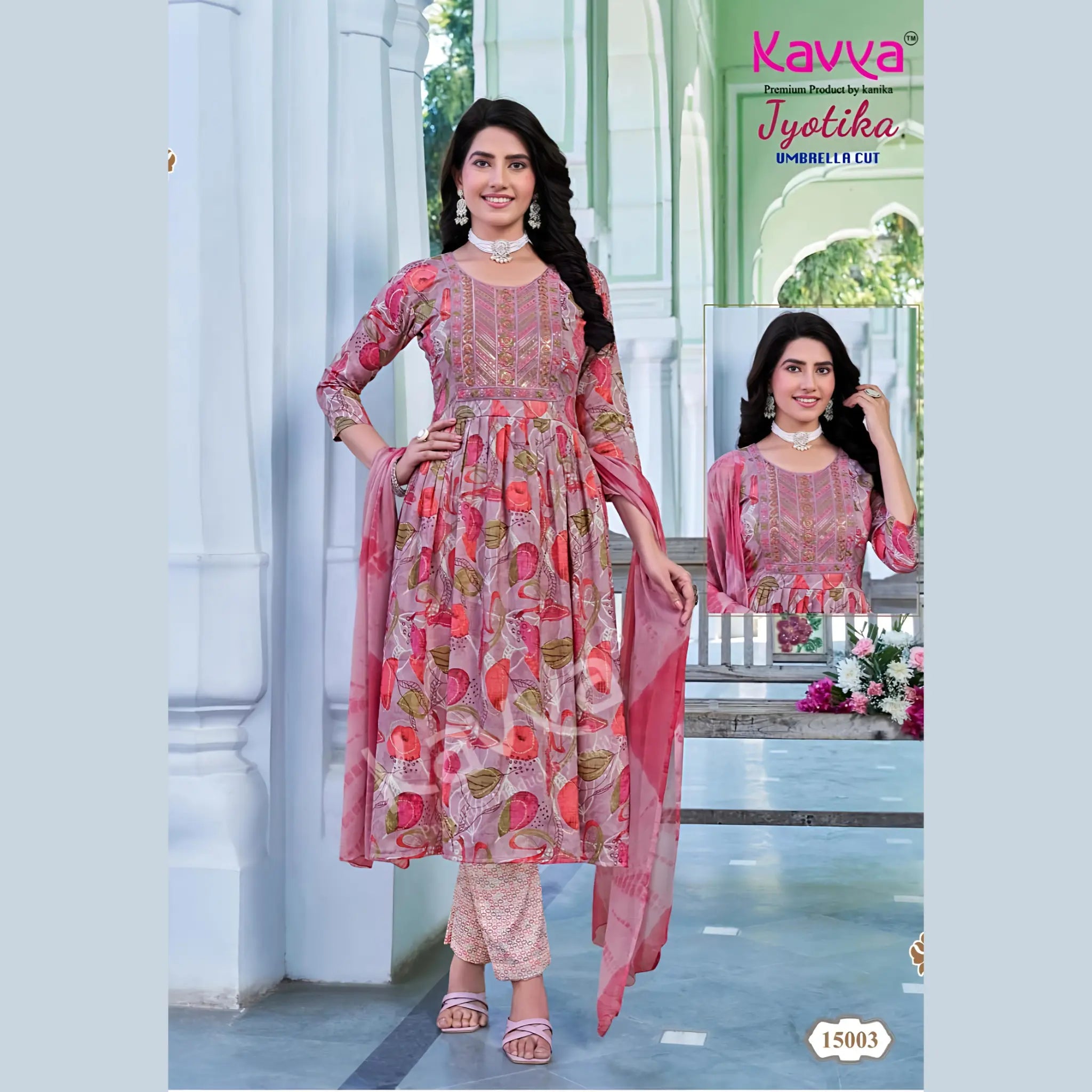 Kavya Brand - Jyotika Umbellar Cut Salwar Suit 15003 Main image