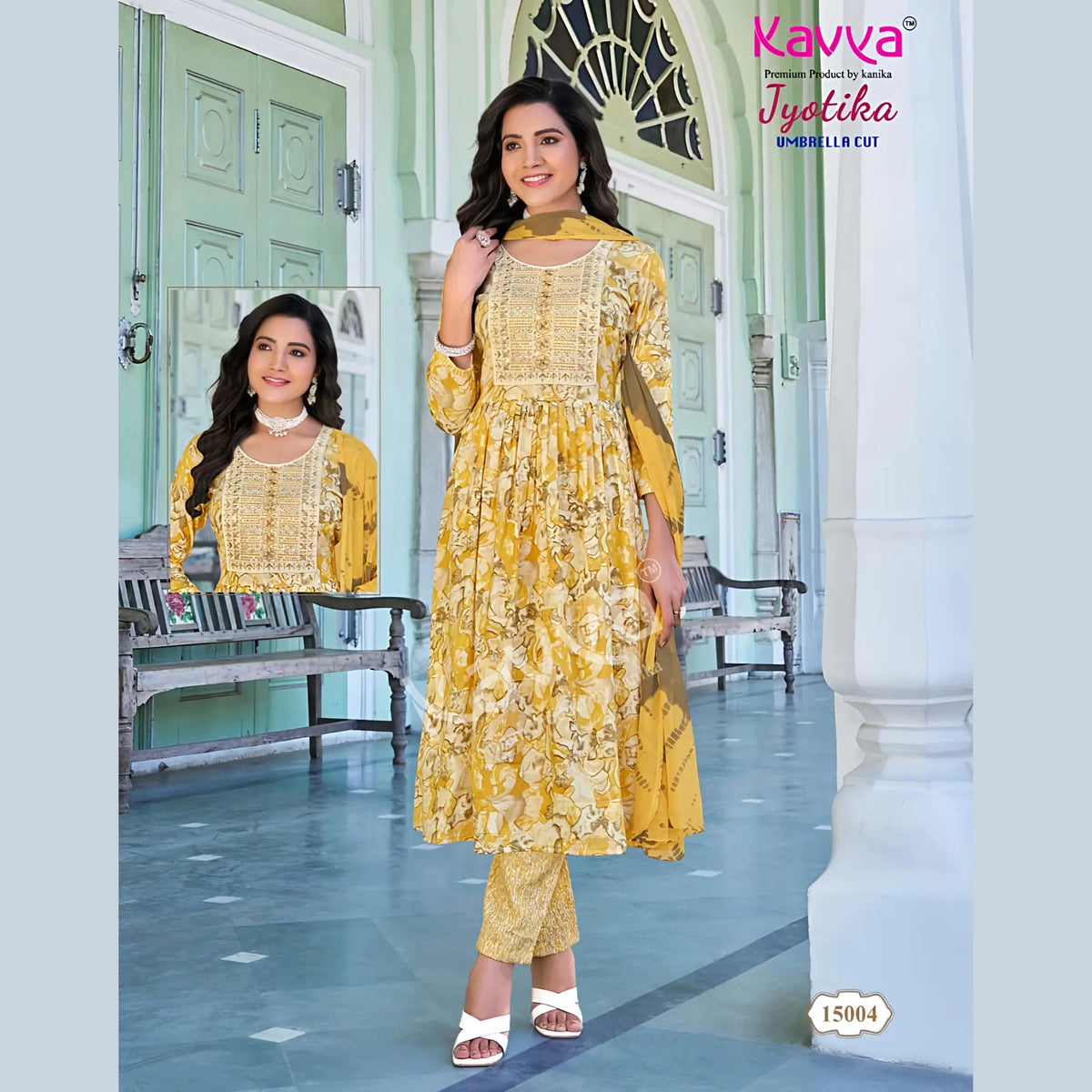 Kavya Brand - Jyotika Umbellar Cut Salwar Suit 15004