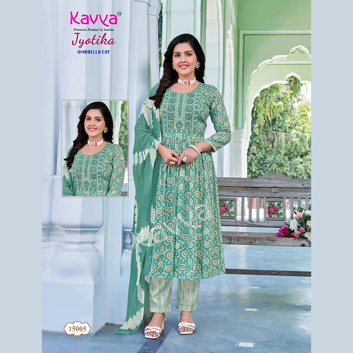 Kavya Brand - Jyotika Umbellar Cut Salwar Suit 15005 Main image