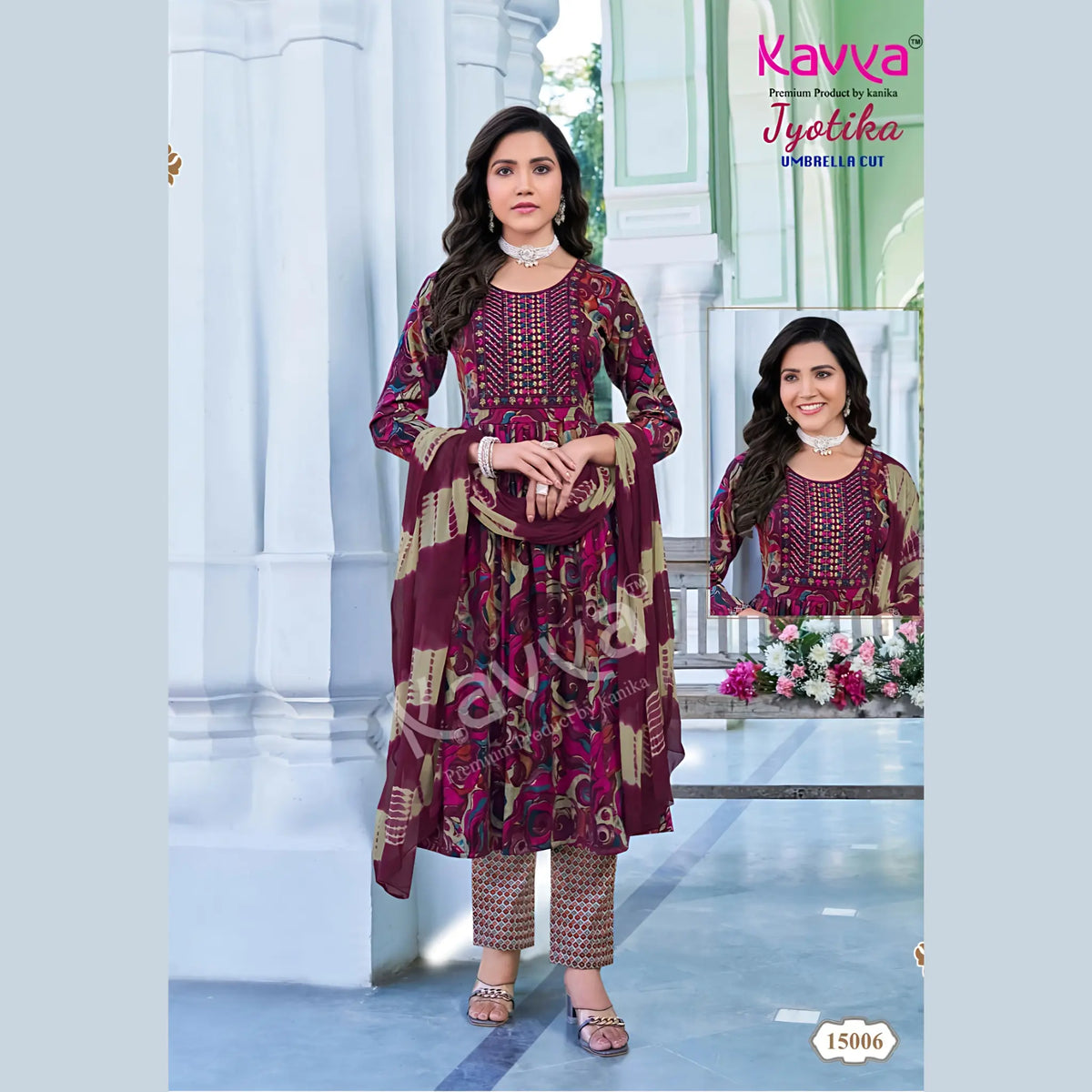 Kavya Brand - Jyotika Umbellar Cut Salwar Suit 15006