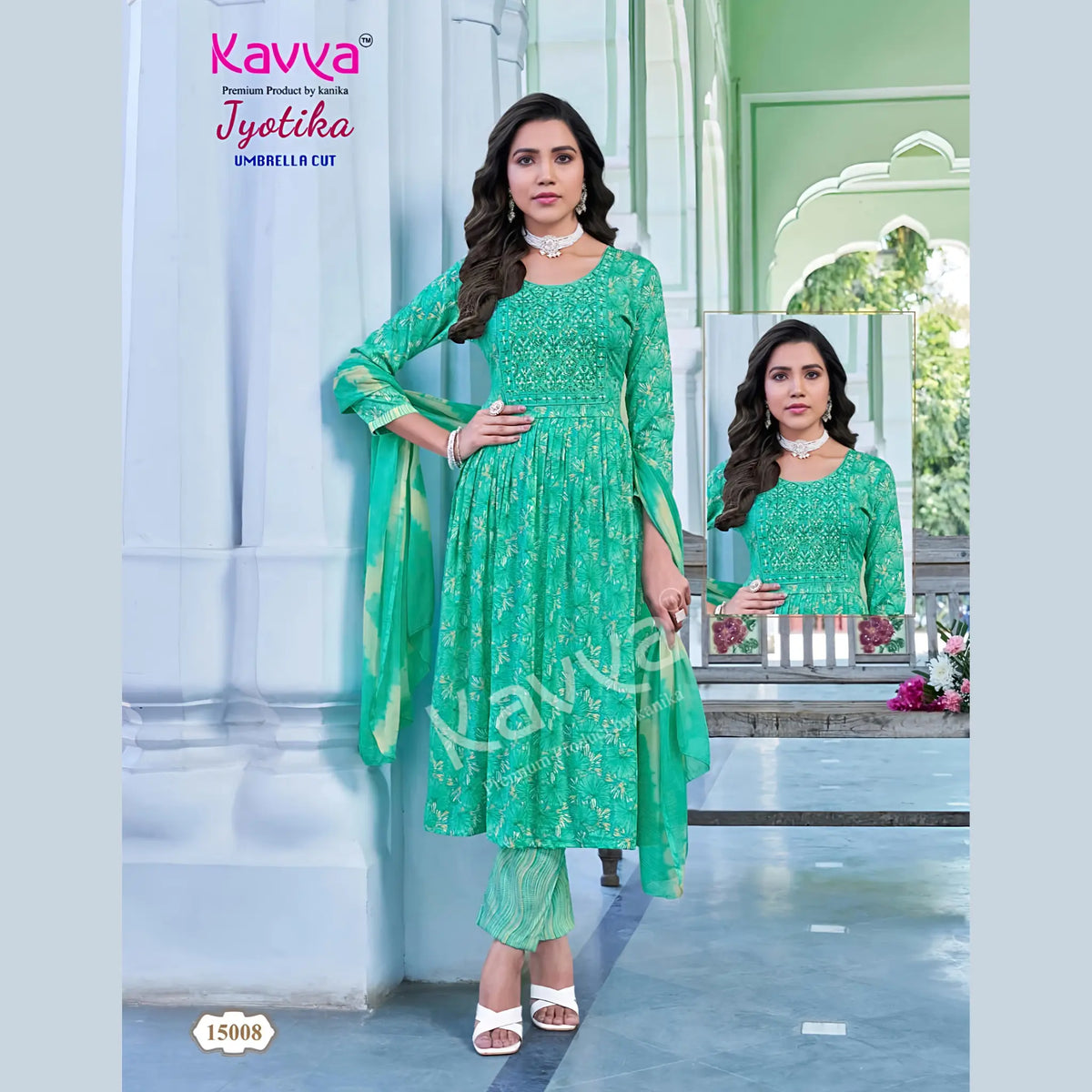 Kavya Brand - Jyotika Umbellar Cut Salwar Suit 15008 Main image