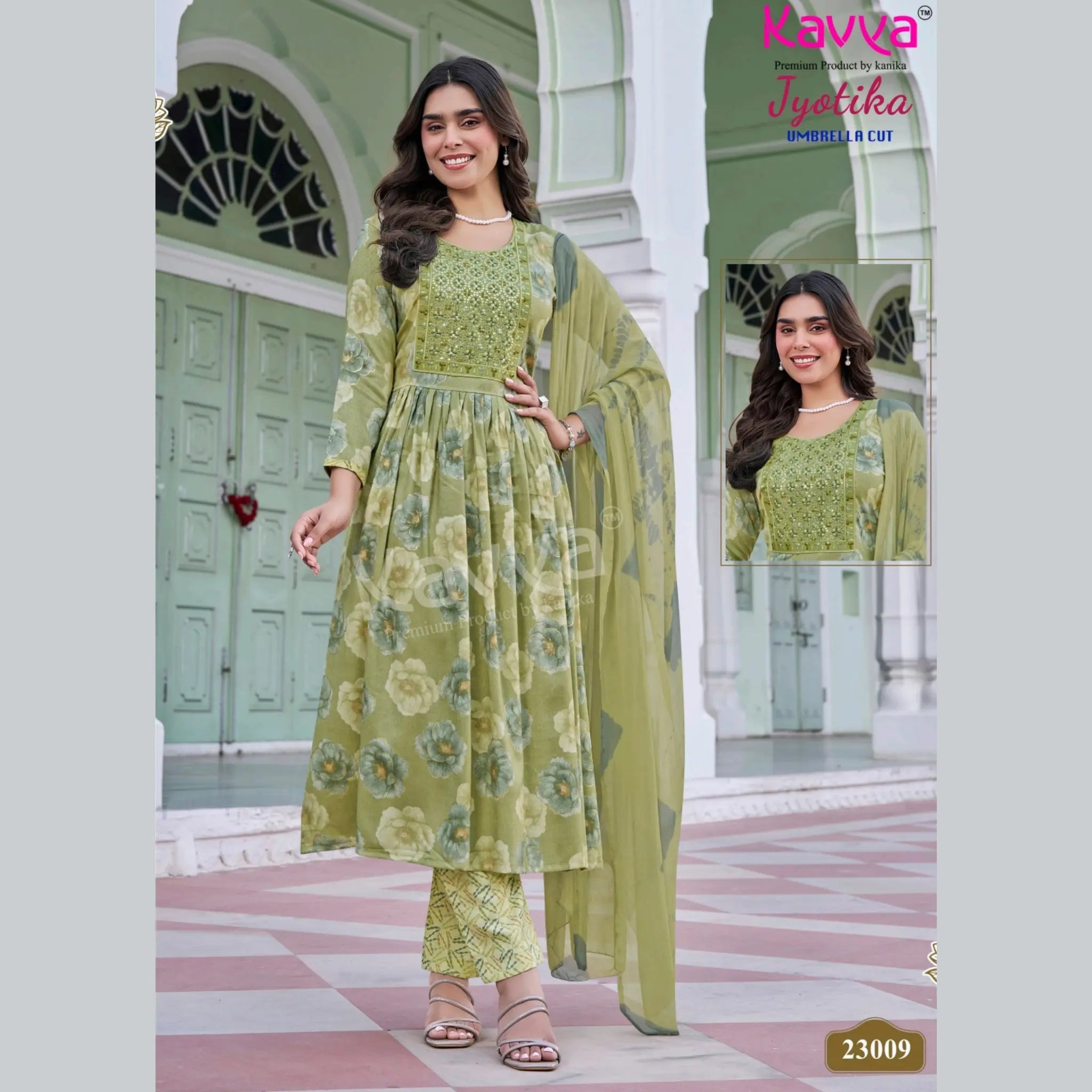 Kavya Brand - Jyotika Umbellar Cut Salwar Suit 23009 Main image