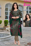Kavya Deepika - Reyon Readymade Salwar Suit with Straight Pant and Dupatta - KD65007