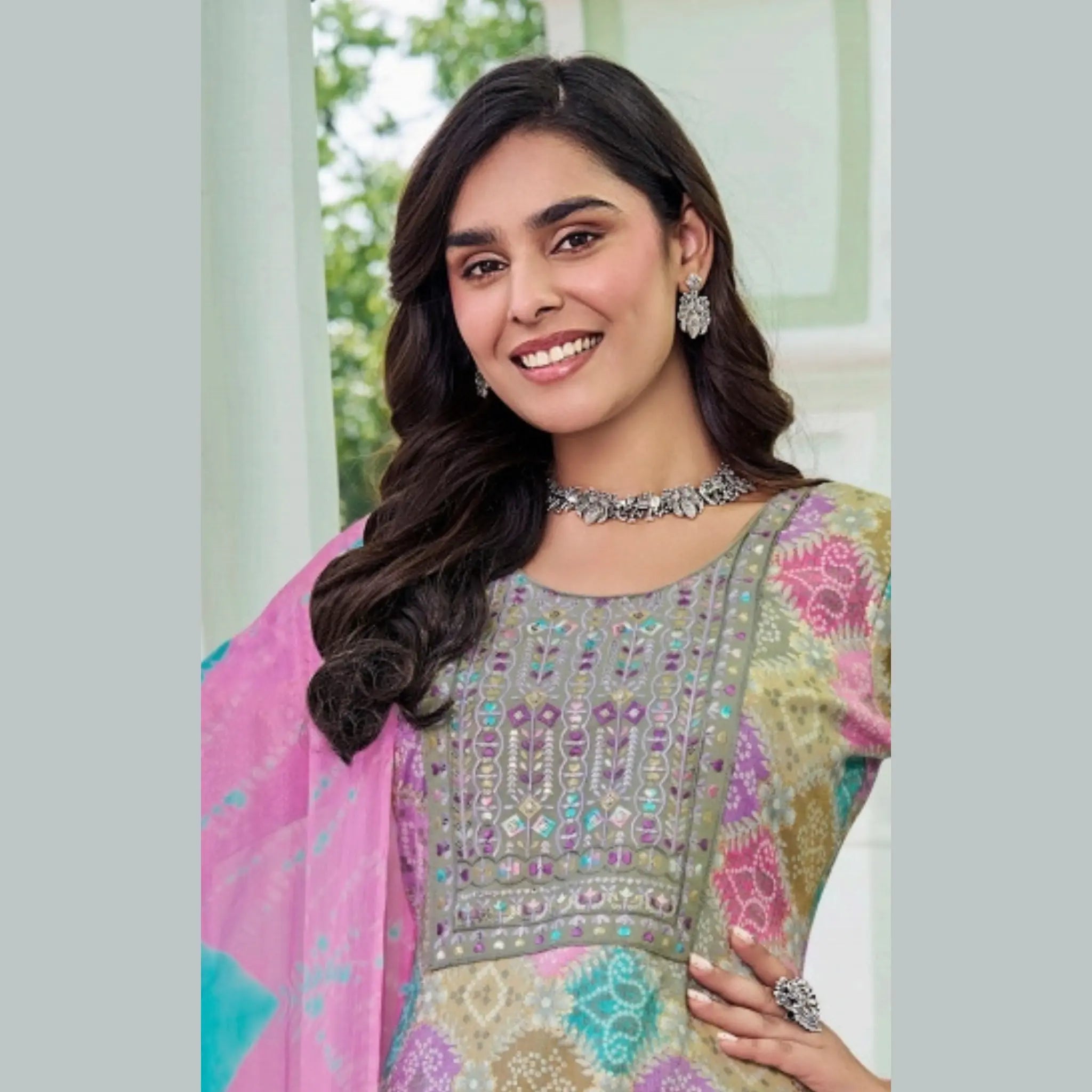 Kavya Deepika Readymade Salwar Suit 49009