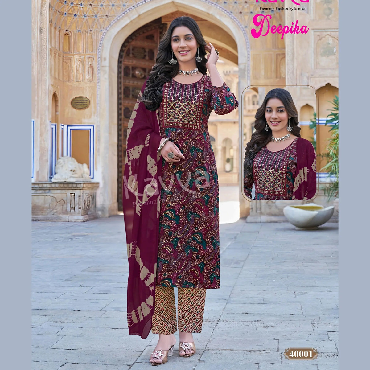 Kavya Deepika Vol 40 Readymade Salwar Suit 40001 Main image