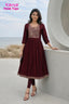 Kavya - Plain Vetican Fabric - Umbrella Cut - Beautiful Neck Embroidery Tops - KPT04
