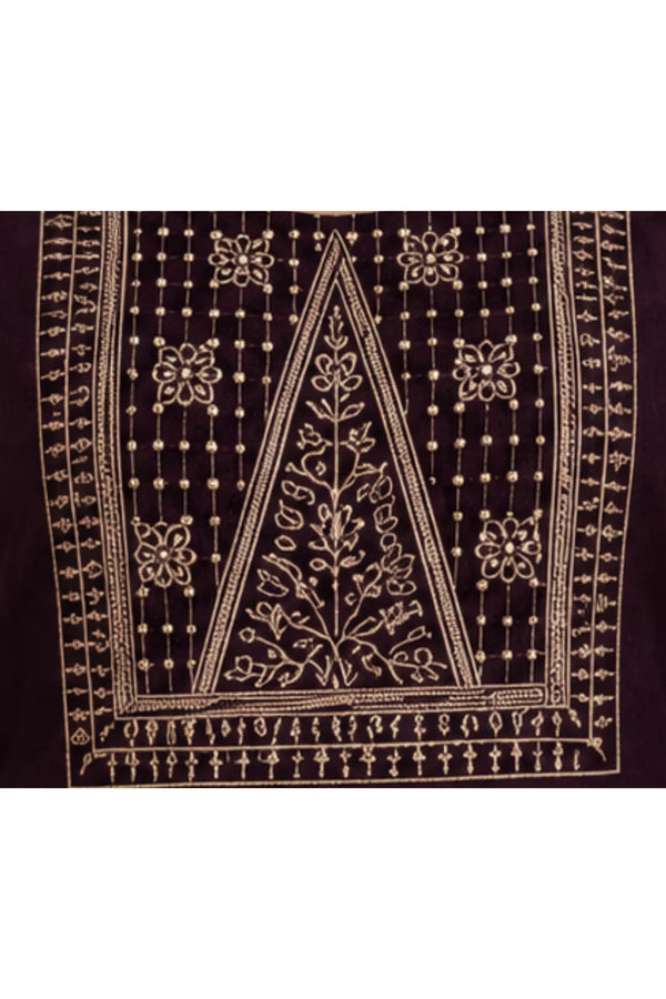 Embroidery View - Umbrella Cut Kurti