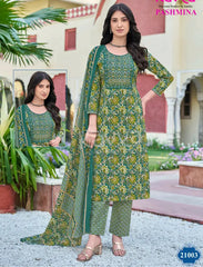 Kavya Brand- Pashmina - Readymade Cotton Salwar Suit with Lining - KP21003